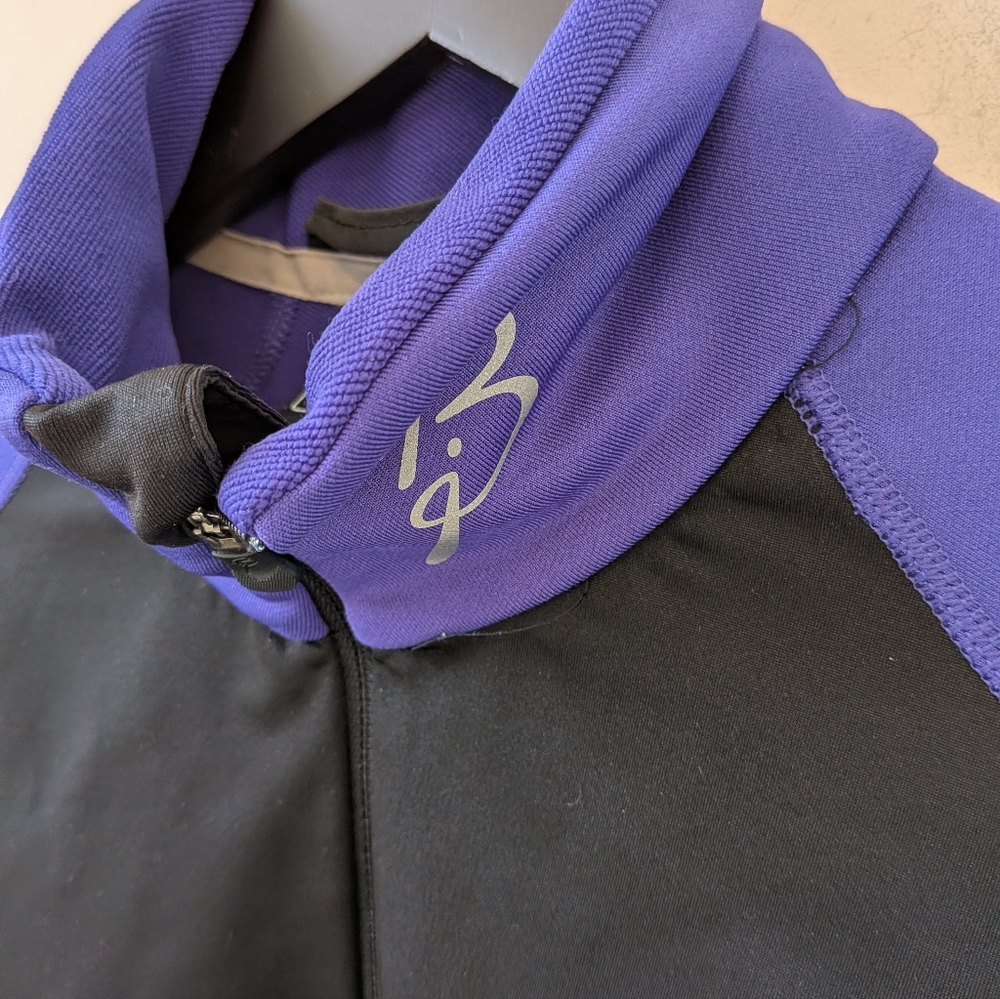Bjorn Daehlie Black Purple 1/4 Zip Pullover Athletic Ski Medium Women's - Picture 2 of 8